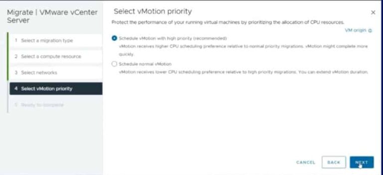 vMotion