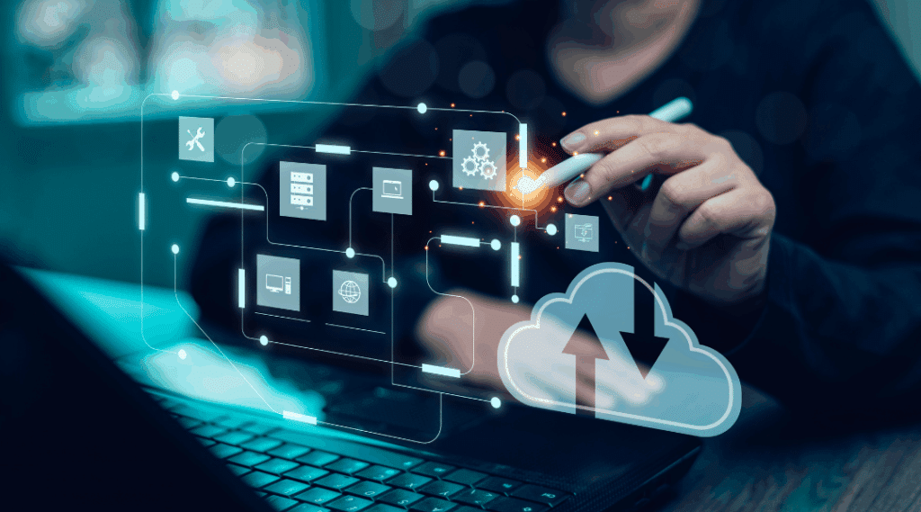 Infrastructure cloud hybride et réseau de données sécurisées